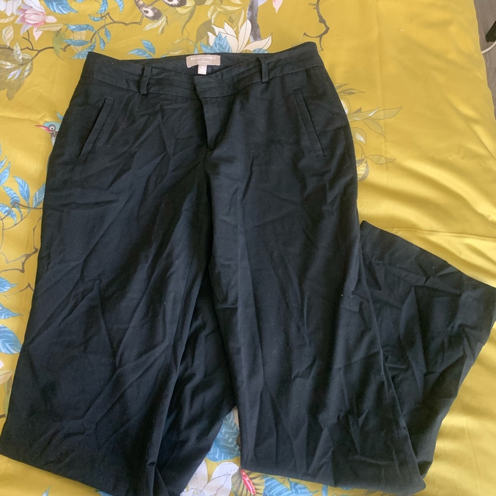 Banana Republic black suit pants size 8